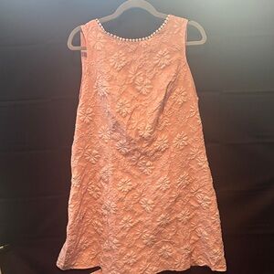 SHEIN Coral Lace Dress